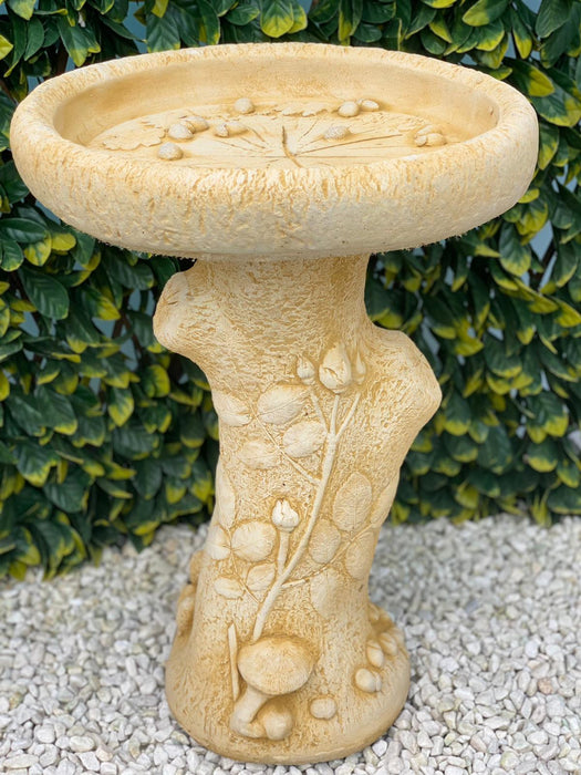 Melmar Stone English Rose Bird Bath