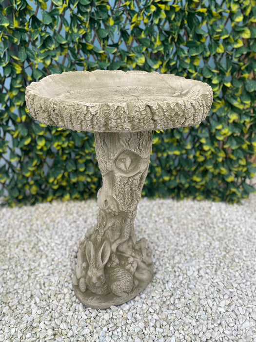 Melmar Stone Forest Friends Birdbath