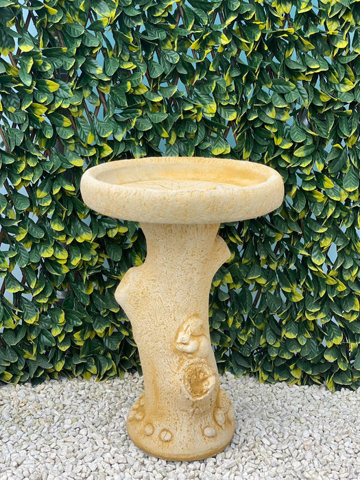 Melmar Stone English Rose Bird Bath