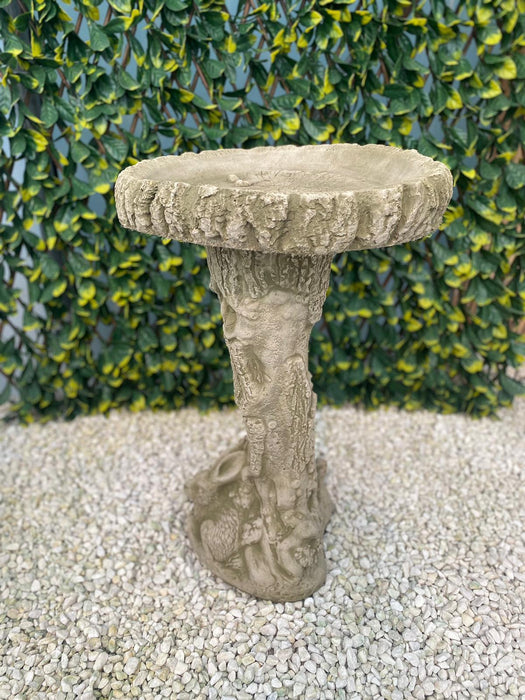 Melmar Stone Forest Friends Birdbath